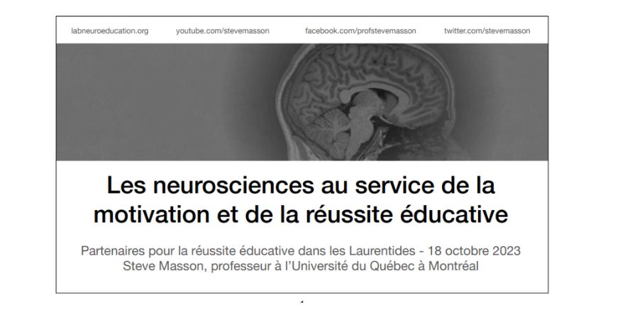 Les neurosciences au service de la motivation et de la réussite ...