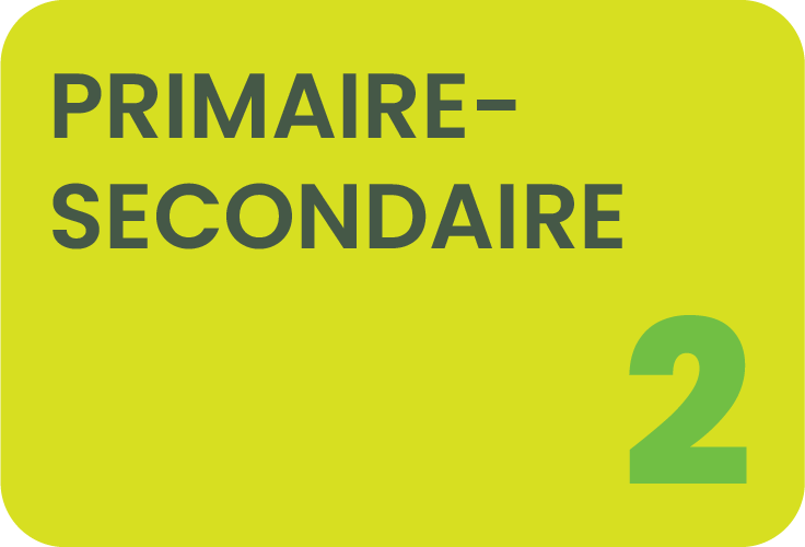 Bouton pri-sec TRA jaune